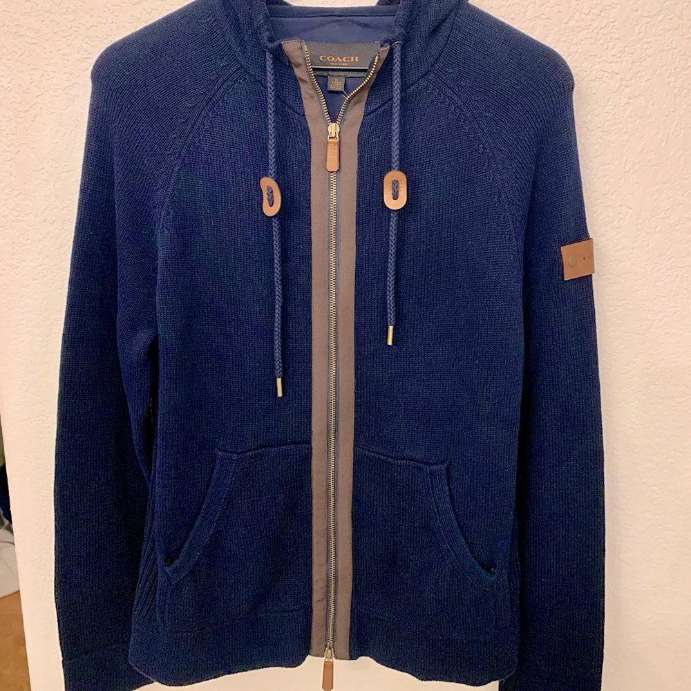 COACH Men’s Cotton Zip Hoodie